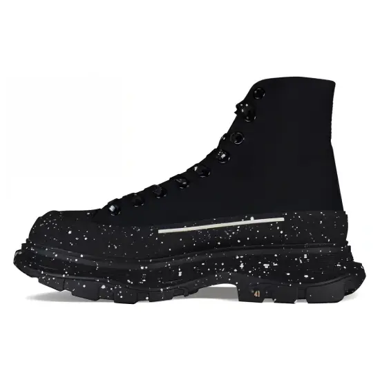 Alexander McQueen Tread Slick Ankle Boots Men Black