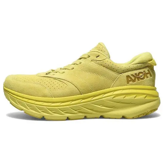 HOKA ONE ONE Bondi L Suede Celery Lima Bean All Gender