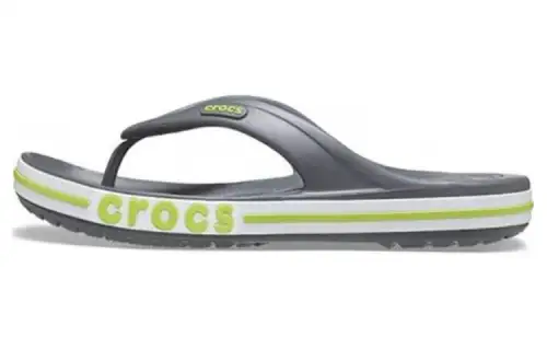 Crocs Bayaband Flip Flops 'Grey Green'