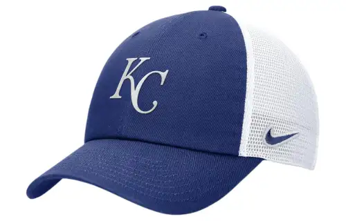 Nike Cotton, Polyester Baseball Caps Men's Blue