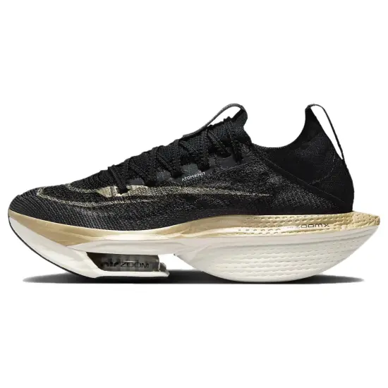 Nike Women's Air Zoom Alphafly NEXT% 2 'Black Metallic Gold Grain'