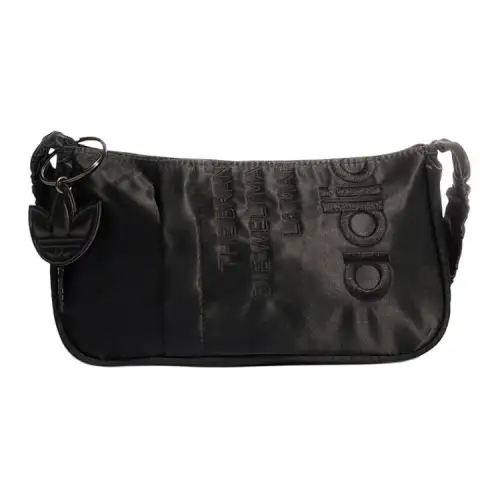 Adidas Originals Trefoil Nylon Shoulder Bag, Handbag, Shoulder Bag Women's Pure Black
