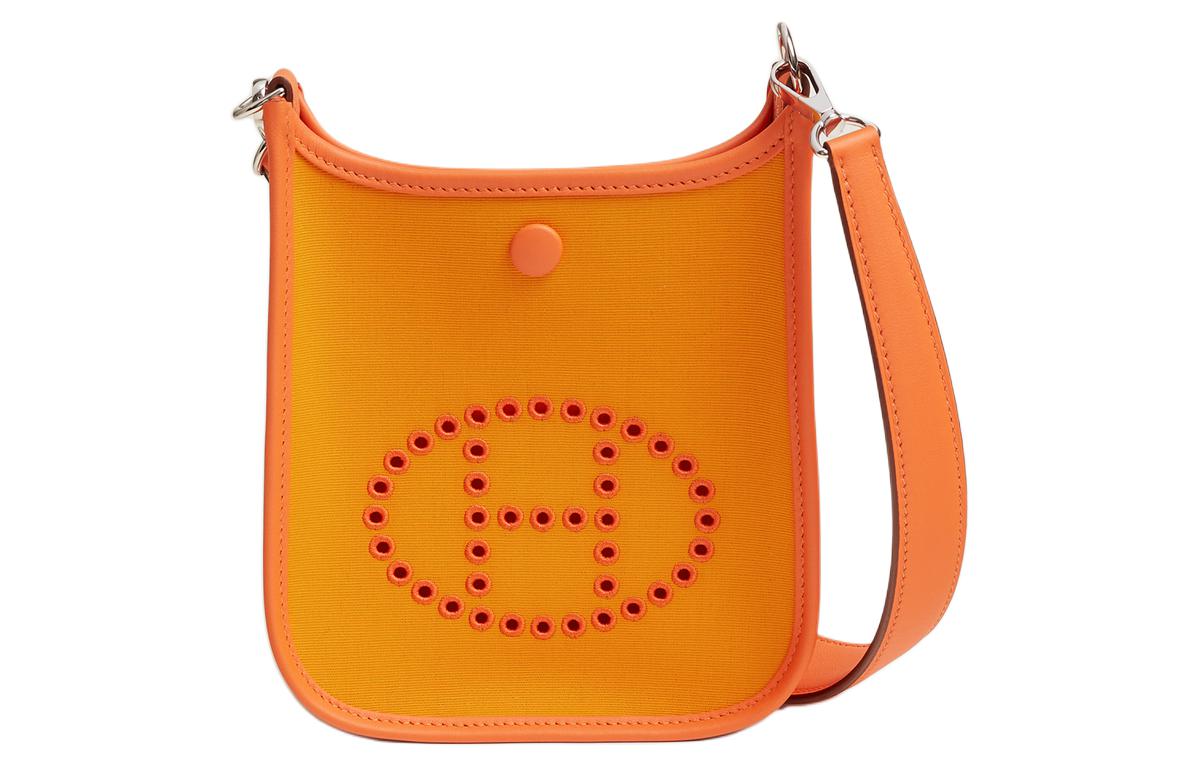 Женская сумка Hermes (желто-оранжевая)