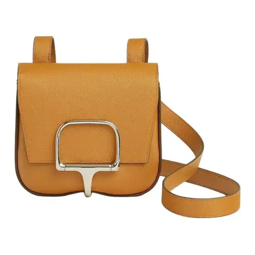 HERMES Della Cavalleria Epsom Calfskin Crossbody Bag, Shoulder Bag Women's 2S Sesame