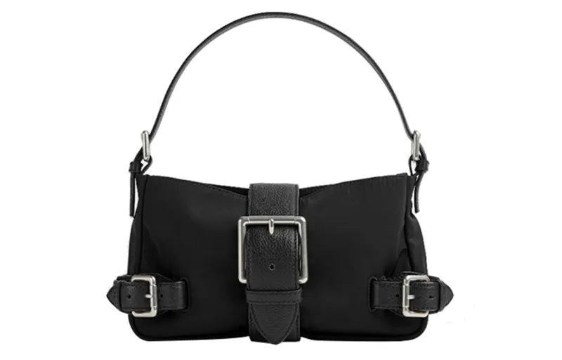 Bottega Veneta Leather Crossbody Bag, Shoulder Bag Women's Black