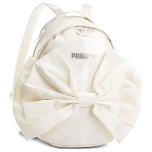 PUMA Leather Backpack Regular Women's Ecru