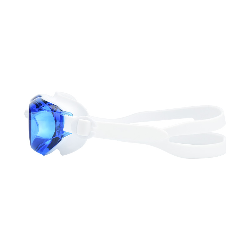 Li Ning Swim Goggles Silicone Unisex White Blue