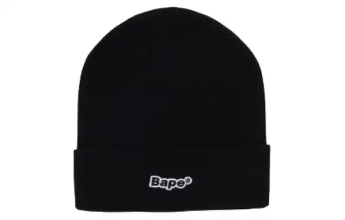 A BATHING APE Bape patch Knitted Beanie