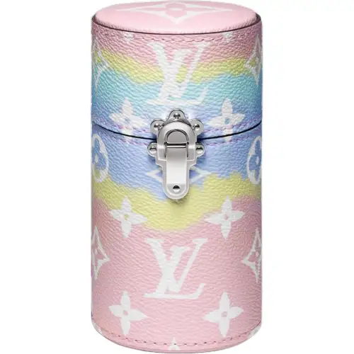 LOUIS VUITTON Monogram Canvas Travel Storage Bag Unisex Pink Multicolor