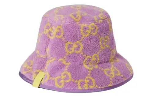 GUCCI Sponge Bucket Hats Unisex Purple