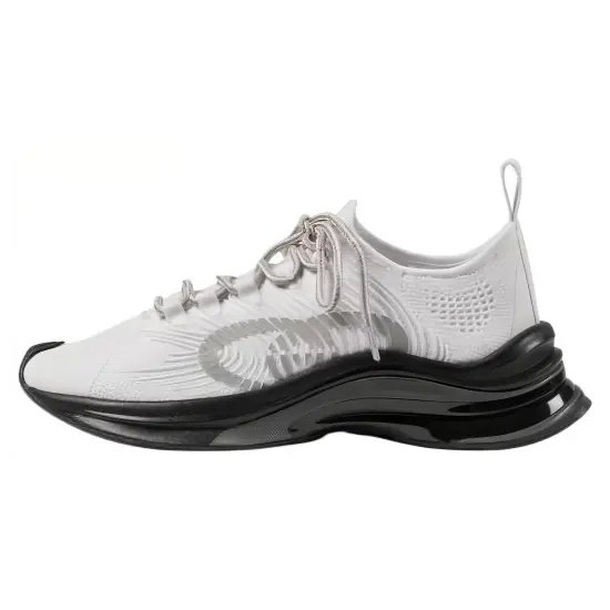GUCCI Women's Run Sneaker 'White Grey Black' Women's