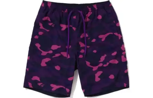 A BATHING APE Color Camo Shark Reversible Shorts
