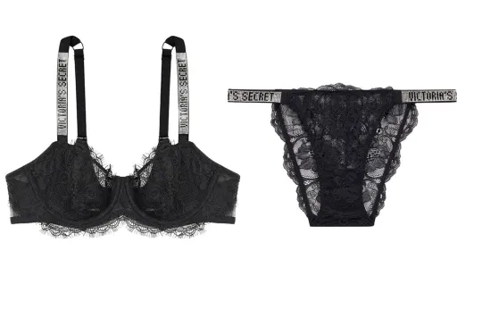 Victoria's Secret Underwear Set Women's Black