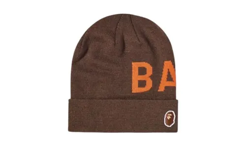 A BATHING APE Acrylic, Wool Beanies Men's Brown