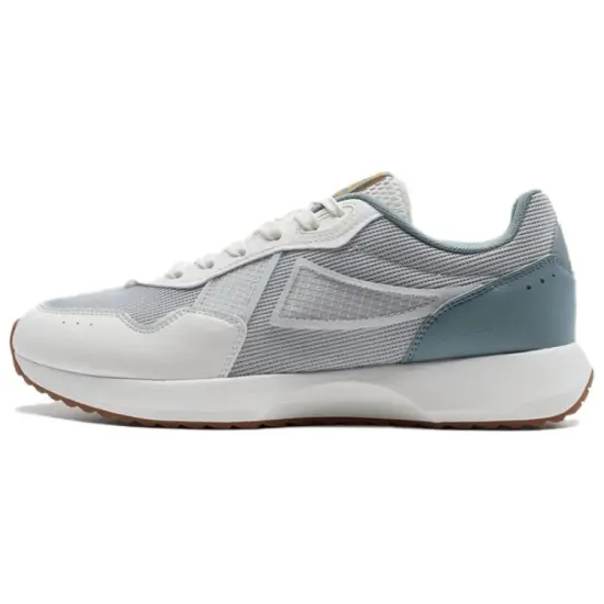 XTEP Shuoying 5.0 Non slip Lightweight Low Top Casual Shoes Men's White Gray