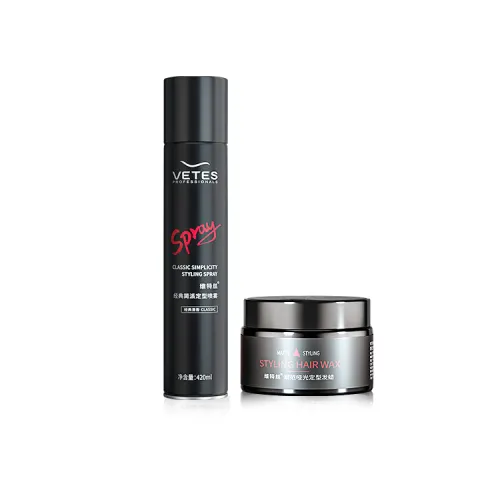 Hair spray, refreshing wax, set, long-term effect, adds volume, 420 ml, 100g