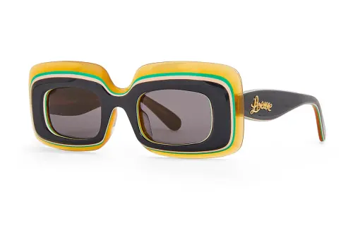 LOEWE Rectangular Sunglasses Unisex Black