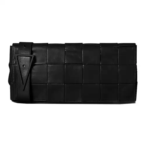 Bottega Veneta Calfskin Crossbody Bag, Fanny Pack Men's Black