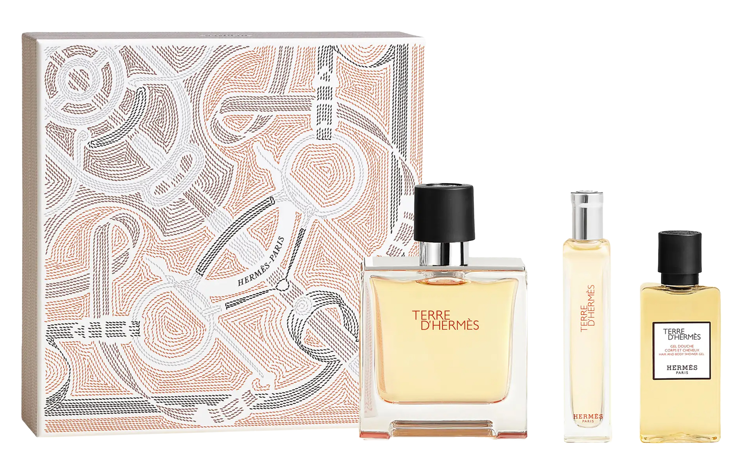 HERMES Perfume, set, 70 ml, 15 ml, 40 ml