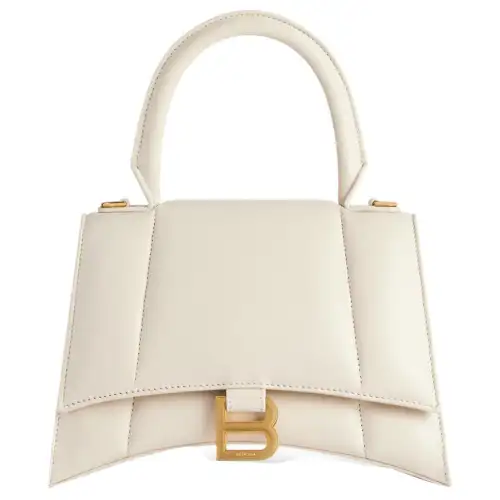 Balenciaga Lambskin Shoulder Bag, Crossbody Bag, Handbag Small Women's Light Beige