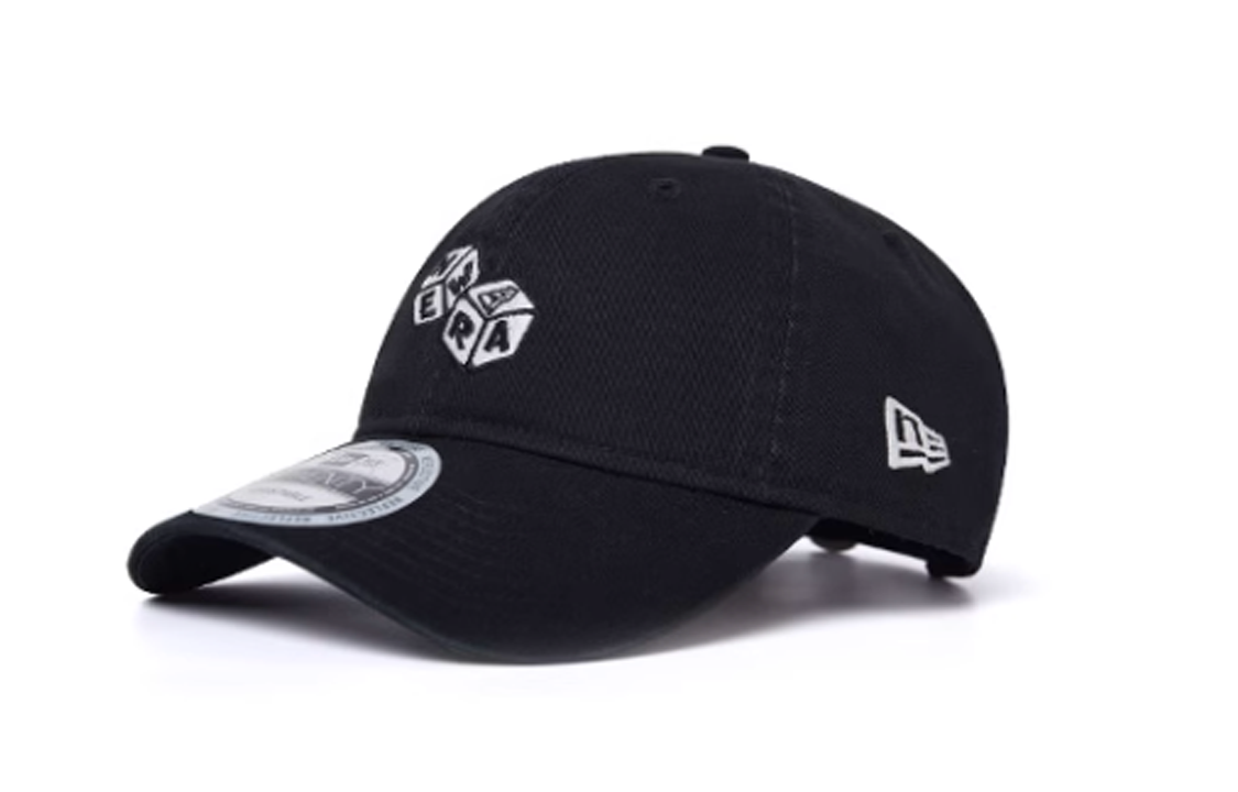 Кепка New Era с вышивкой (черная)