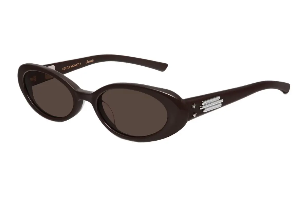 GENTLE MONSTER Gentle Monster X Jennie Oval Sunglasses Unisex Brown