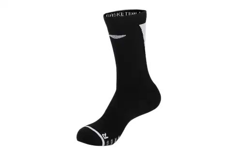 Li Ning, basketball antibacterial sports comfortable knee socks for men and women, increased thickness, mid-length, American style