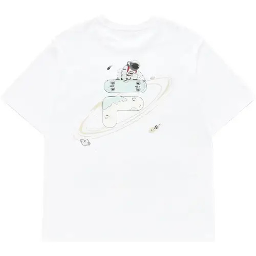 FILA FUSION FOB T Shirt Unisex Standard White