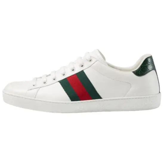 GUCCI Ace Leather Sneakers White
