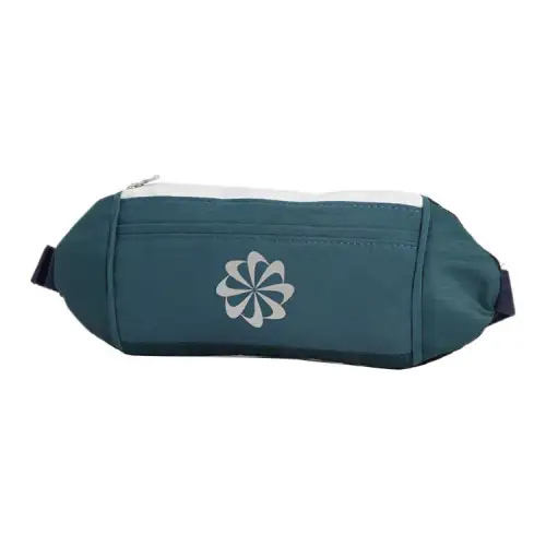 Nike Zip Closure Polyester, Nylon Fabric, Polyamide Sports Sling Bag, Fanny Pack Regular Unisex Blue Multicolor