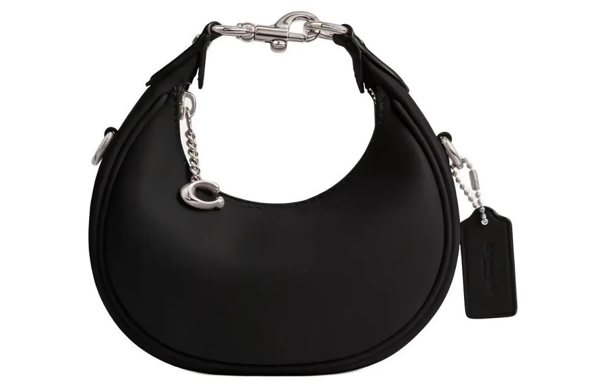 COACH JONIE Cow Leather Shoulder Bag, Crossbody Bag, Handbag Mini Women's Black