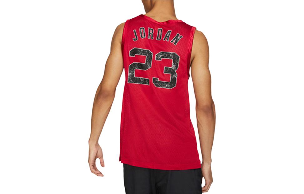 Jordan Basketball Jersey Unisex Red