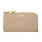 LOEWE Shiny Nappa Calfskin Card Holder Card Holder Women's Sand