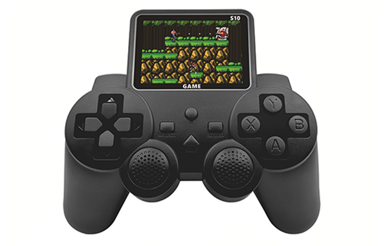 Eggshell Factory D.K. CREATIVE WORKSHOP S10 game console, handle and handheld integrated machine, 520 nostalgic retro handheld arcade machine, two-player Contra arcade machine, can be connected to a TV and computer display