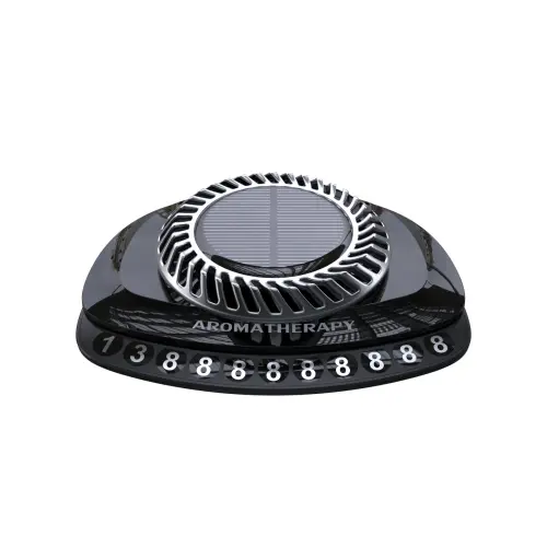 Rotating universal perfume solar-powered, aromatherapy for auto