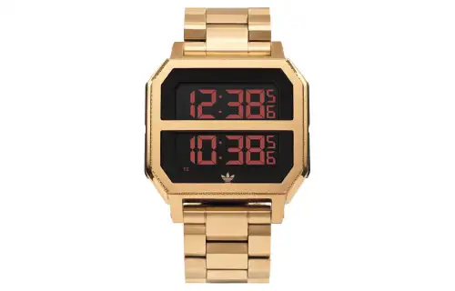 Adidas Originals Wrist Watches Quartz Movement Stainless Steel Strap 41mm Black Dial Unisex