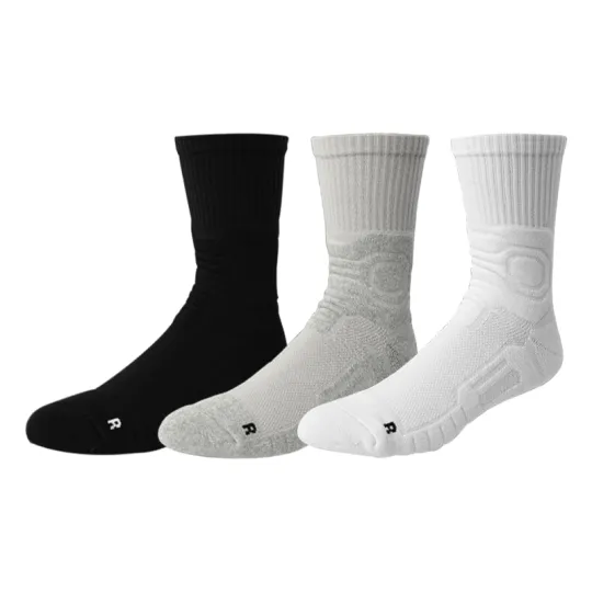 BKCXZICE Basketball Socks Unisex 3 Pack