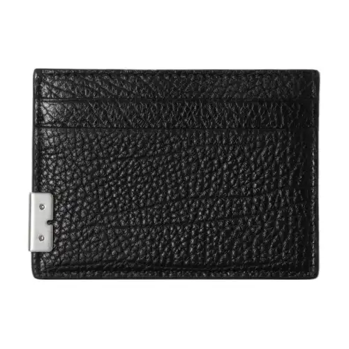 Burberry Calfskin Card Holder Men's Black