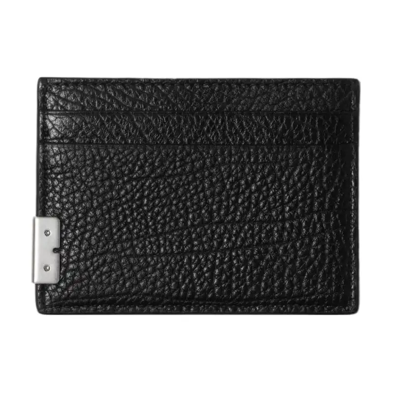 Burberry Calfskin Card Holder Men's Black