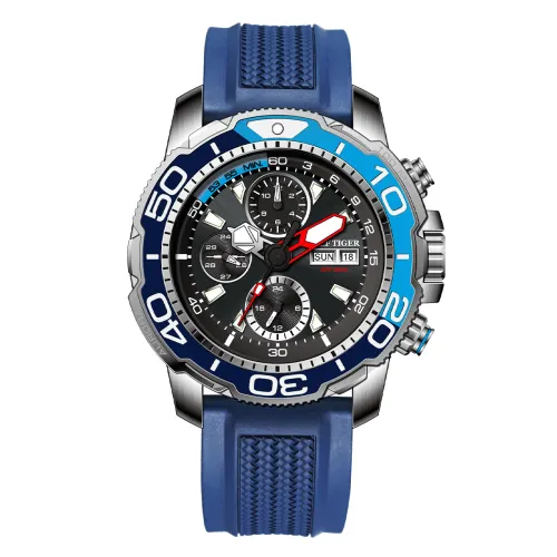 Raftiger Aurora Series Stalker Fully Automatic Mechanical Movement National Watch Men’s Watch Black Dial Luminous Waterproof RGA3053-Stalker