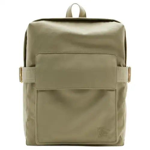 Burberry Polyester Backpack Men's Army Green