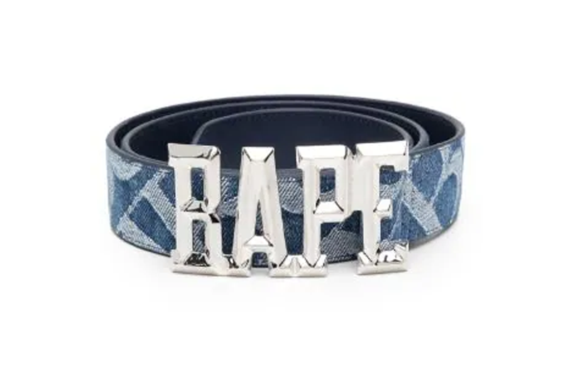 Bape Denim Monogram Belt