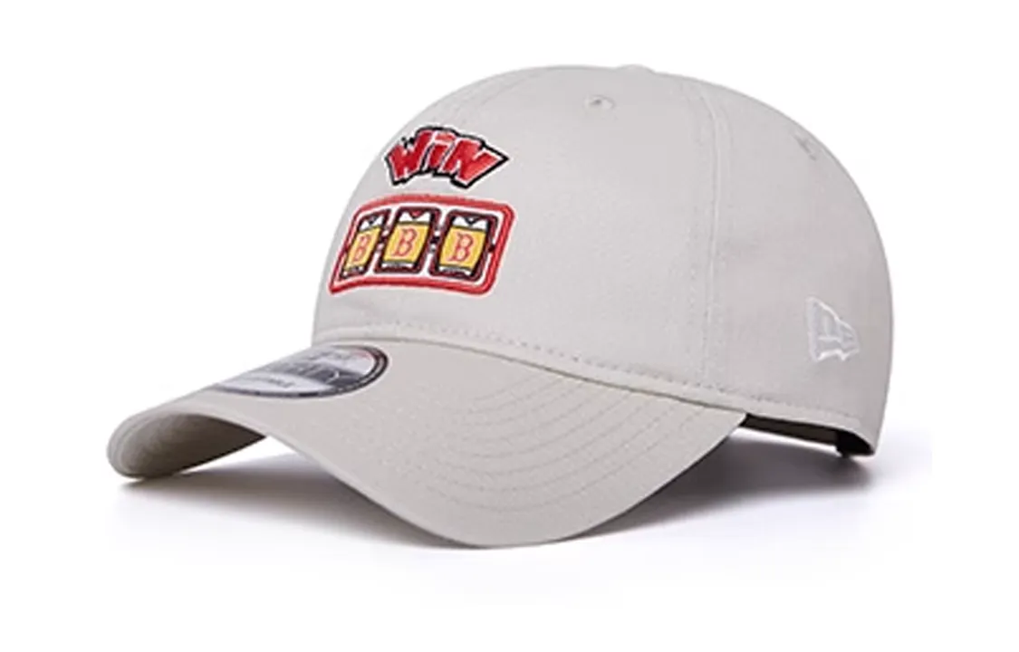New Era Cotton Baseball Caps Unisex Ivory White
