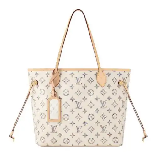 LOUIS VUITTON Neverfull Mm Multicolor Beige