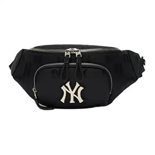 MLB Polyamide Sling Bag, Fanny Pack, Shoulder Bag, Crossbody Bag Unisex Black