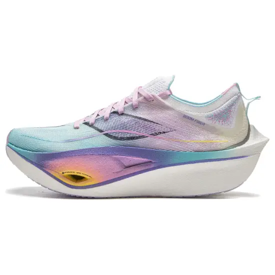 LINING Feidian 4 Ultra Running Shoes Unisex Low-Top Light Blue/Mint Purple/Ivory
