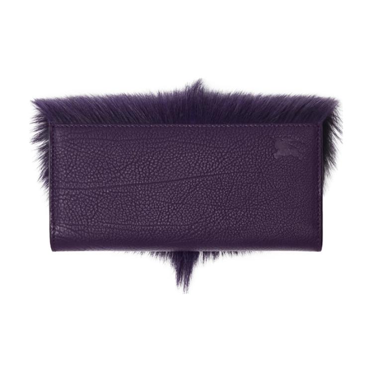 Женский кошелек Burberry (фиолетовый)