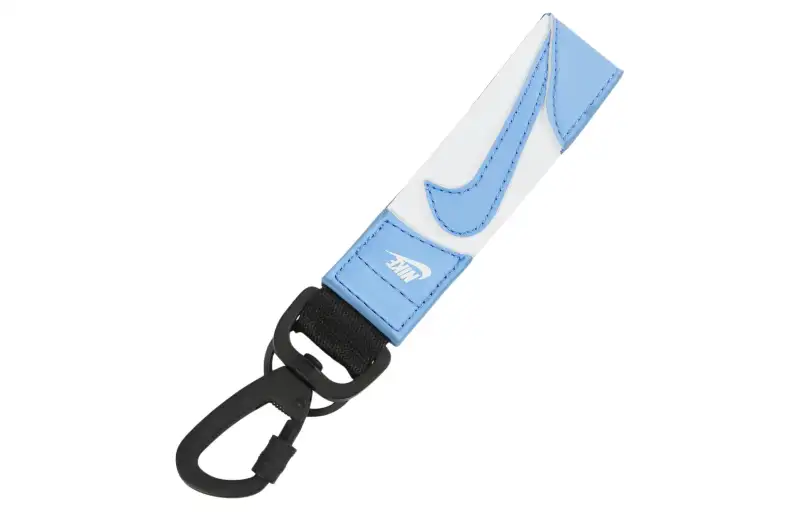 Nike Artificial Leather Keychains Unisex Blue