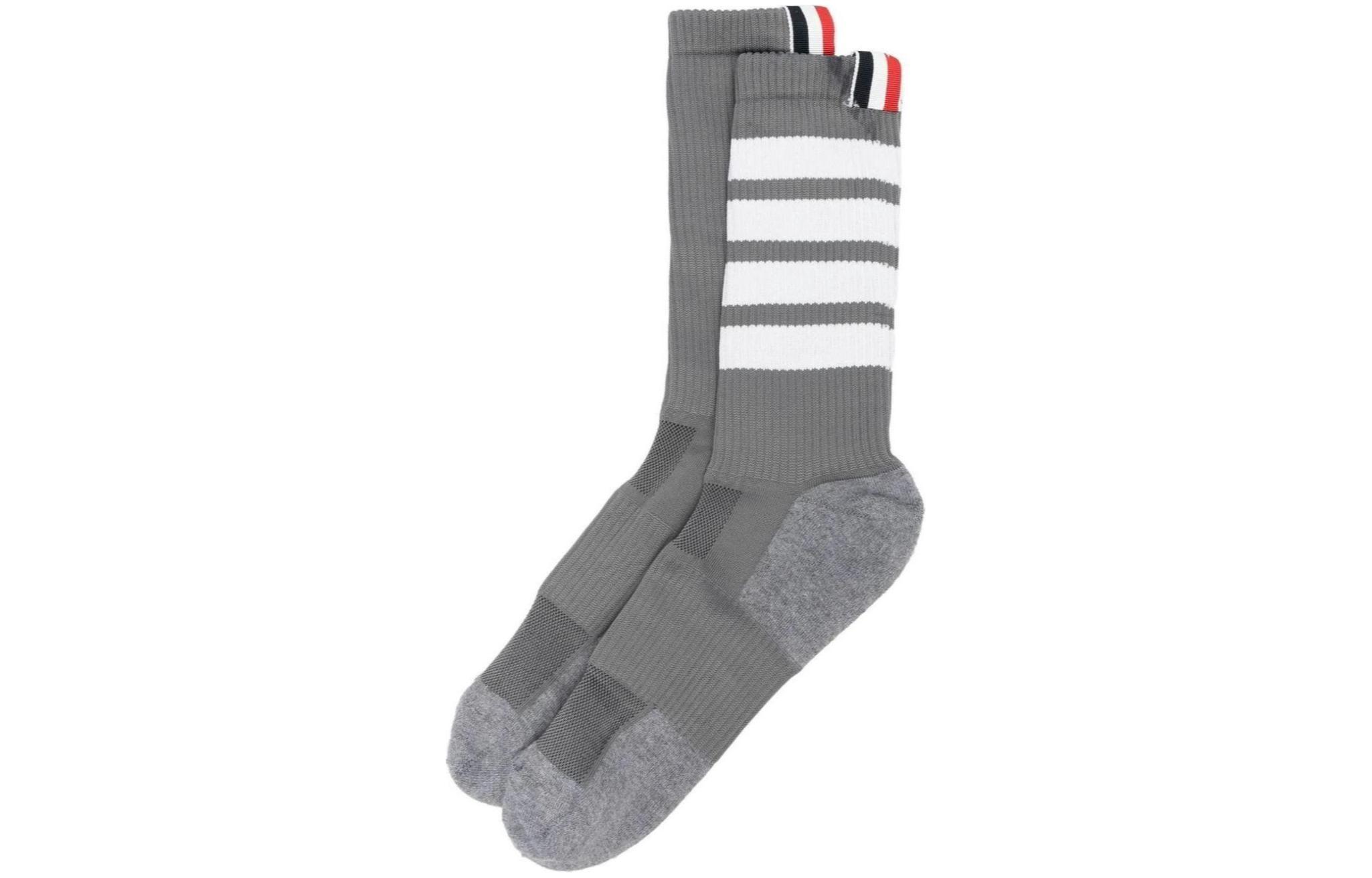 THOM BROWNE· Crew Socks Women’s 1 Pack Gray