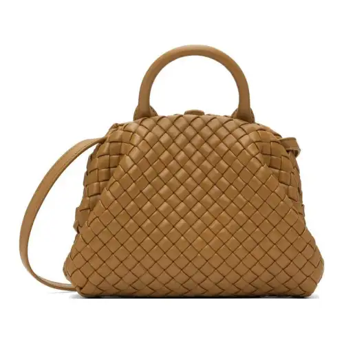 Bottega Veneta Sheepskin Shoulder Bag, Crossbody Bag, Handbag Mini Women's Brown